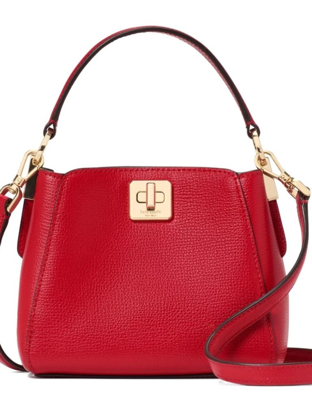 NWT Kate Spade Phoebe Mini Top Handle Crossbody Red Leather Perfect Cherry K1924